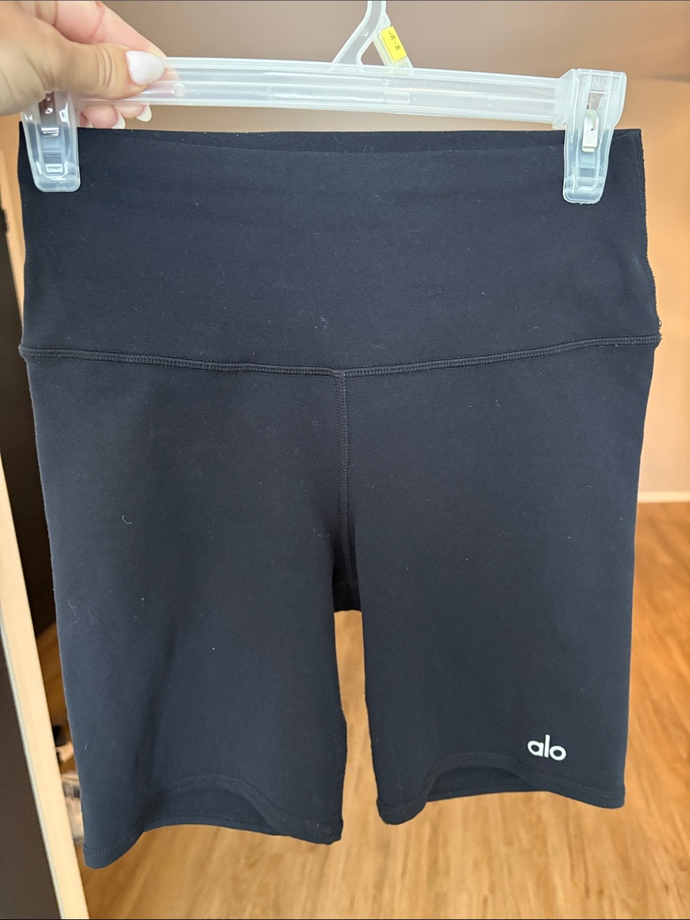 ALO Yoga Black Mid-Rise Bike Shorts